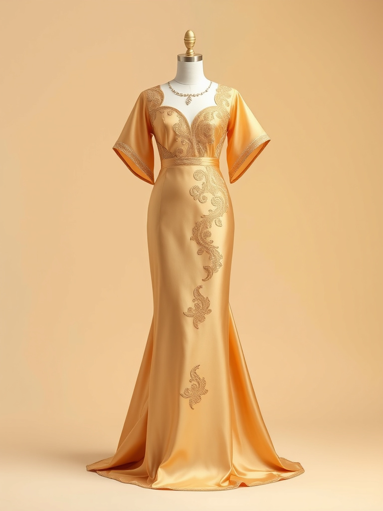 The Lagos Evening Gown