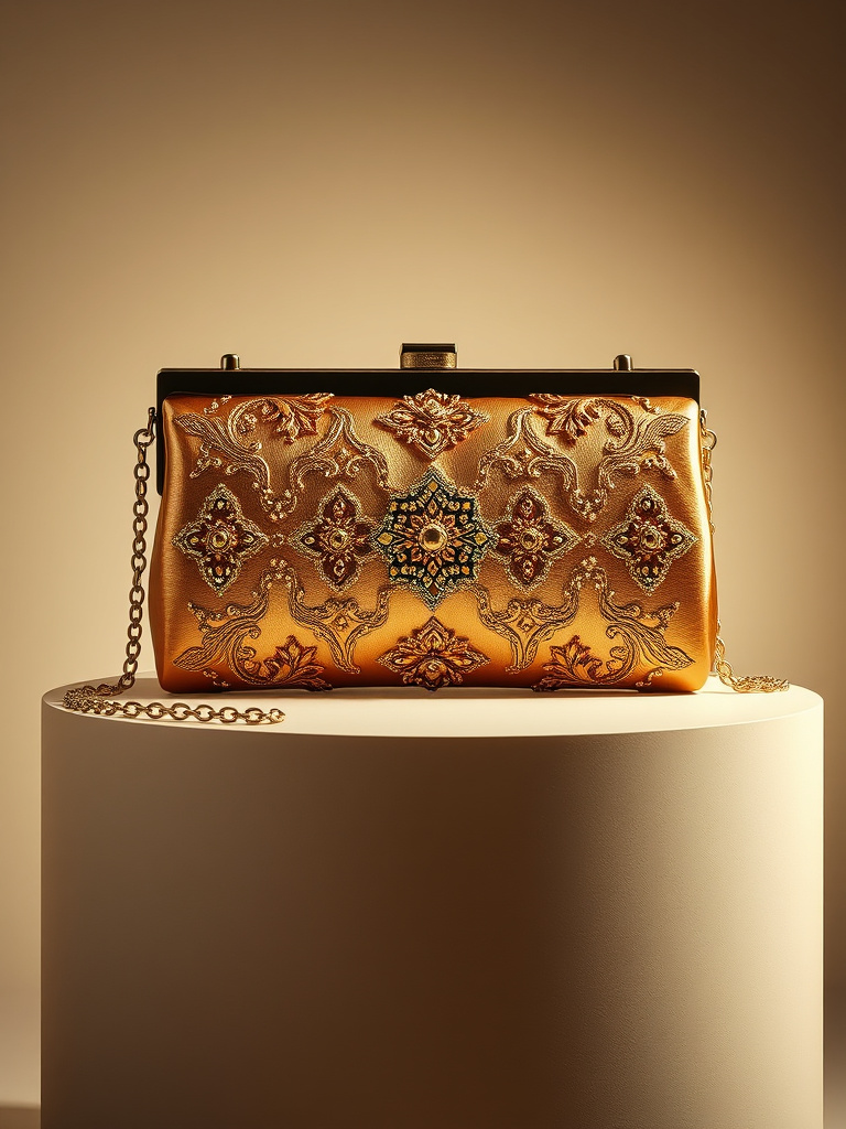 Gold Rush Evening Clutch